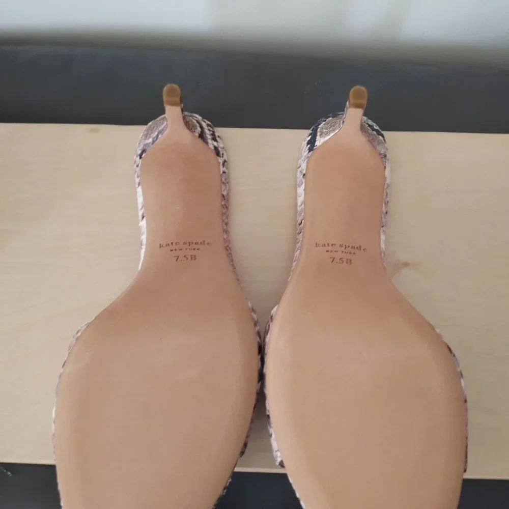 Kate Spade Kitten Heel Slides - Picture 3 of 3